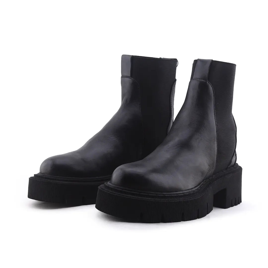 Zara Stretchable Ankle Boot | 100% Authentic Leather