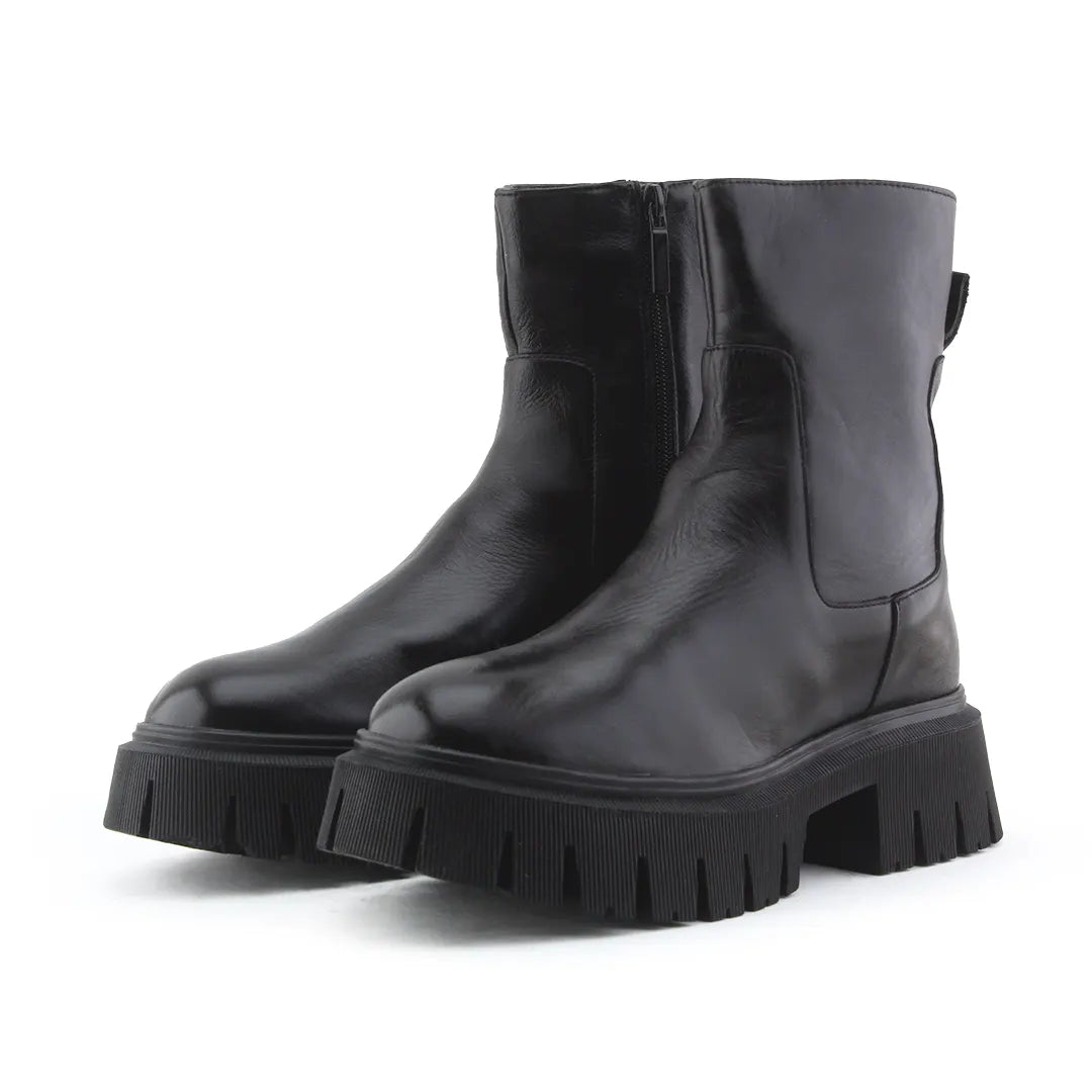 Zara Zipper Ankle Boot | 100% Authentic Leather