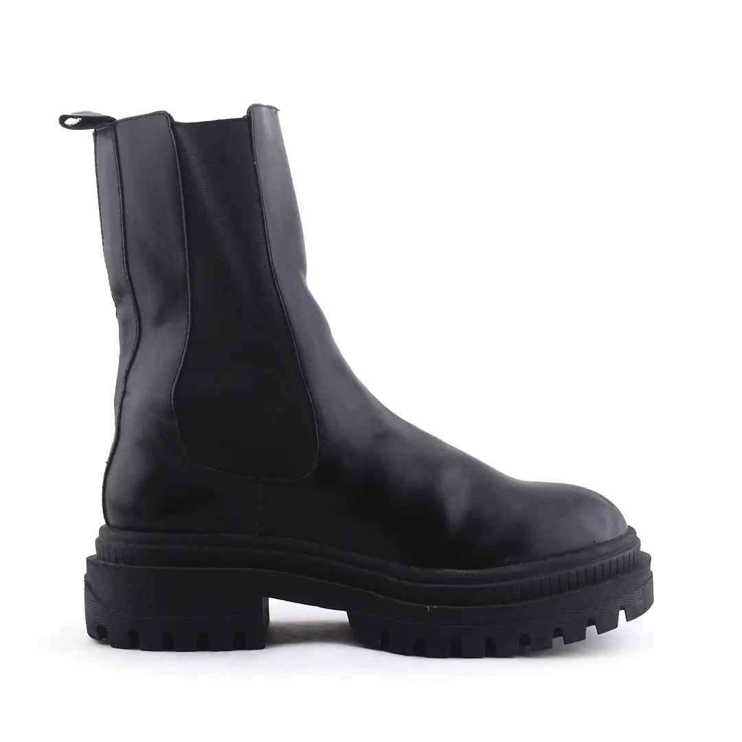 Bershka Stretchable Ankle Boot | 100% Authentic Leather