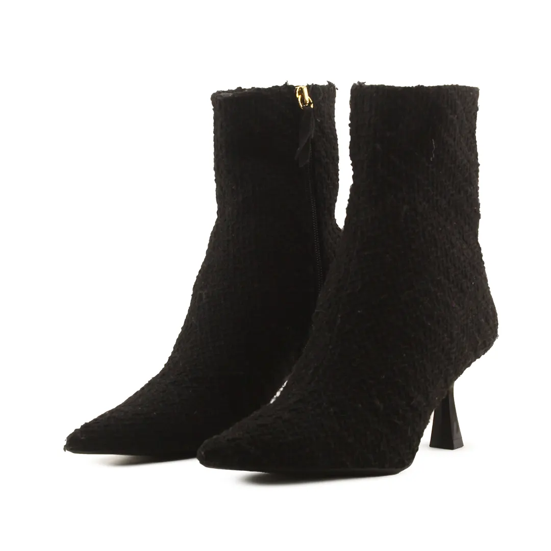 Zara Zipper Ankle Boots