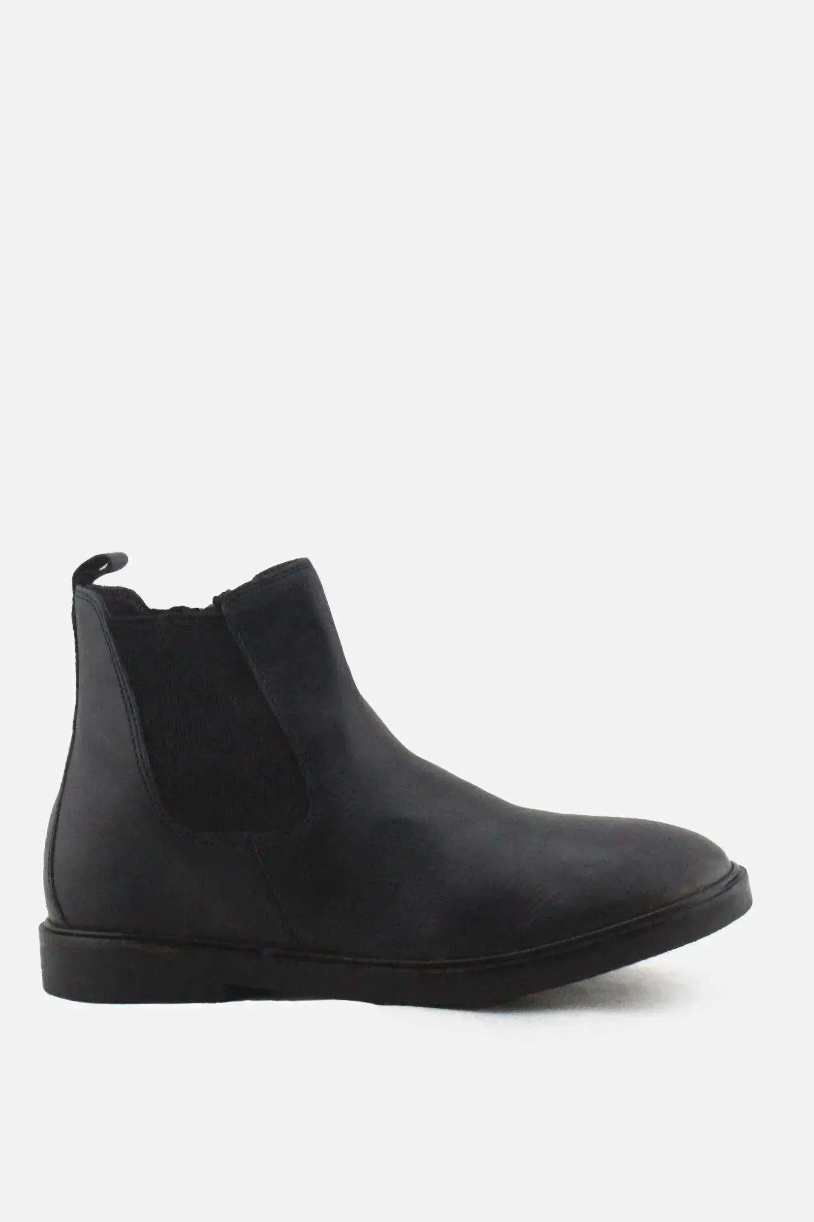 Zara Zipper Stretchable Chelsea Ankle Boots | 100% Authentic Leather - sundaybazar
