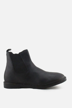 Zara Zipper Stretchable Chelsea Ankle Boots | 100% Authentic Leather - sundaybazar