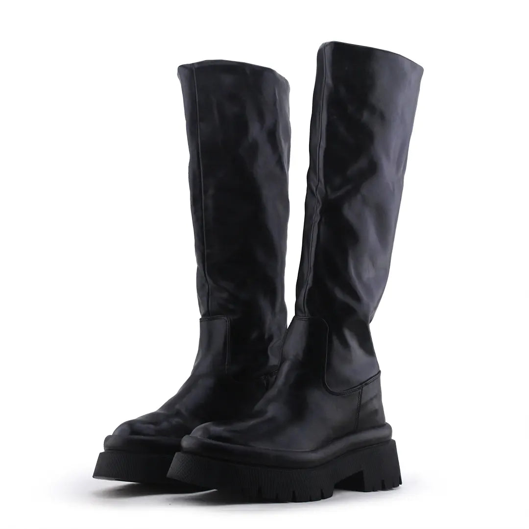 Pull & Bear Knee High Boot | 100% Authentic Leather