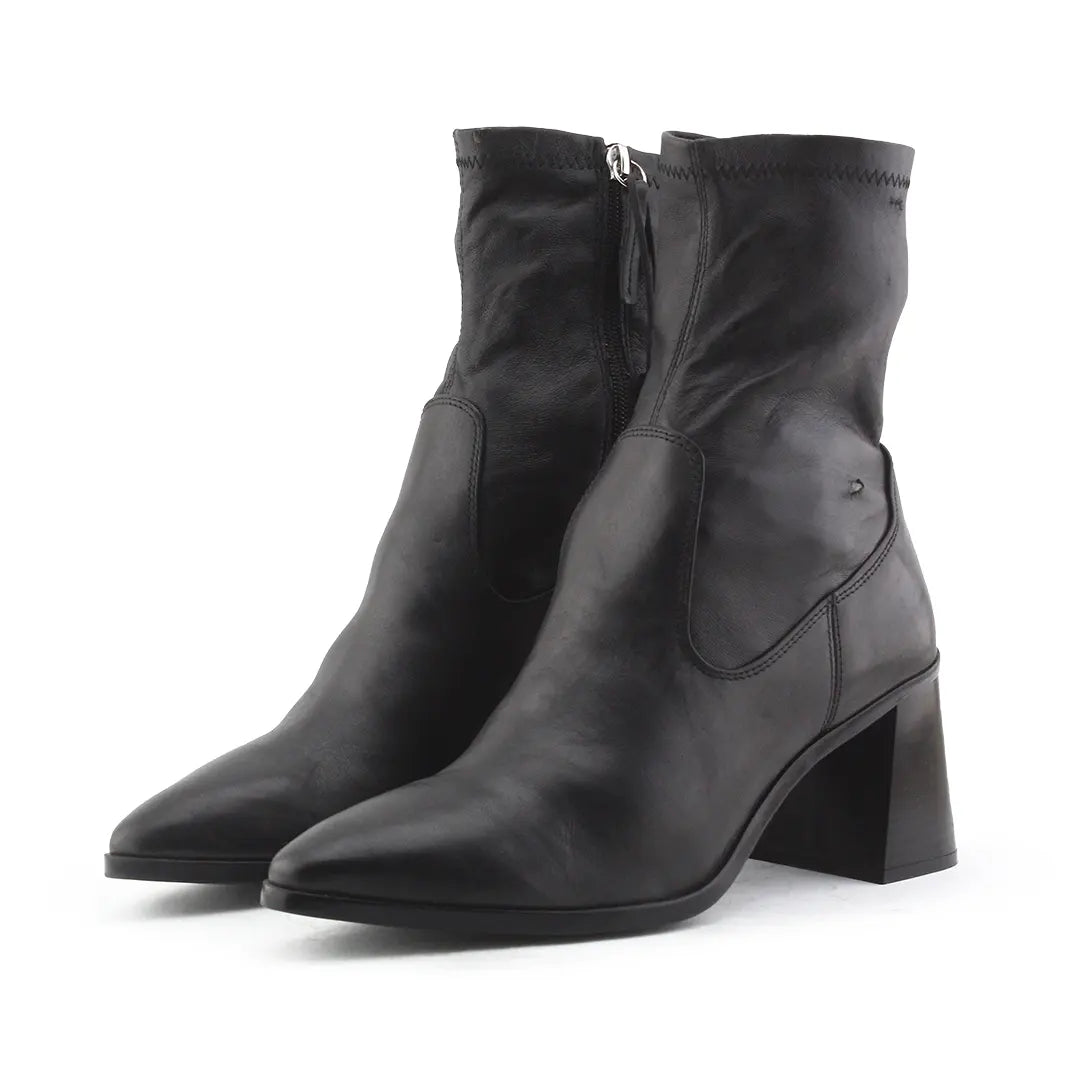 Zara Zipper Ankle Boot | 100% Authentic Leather