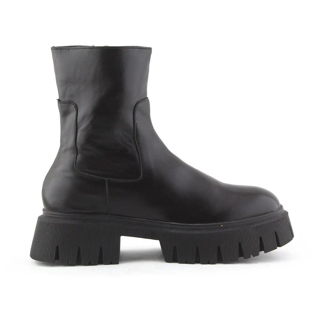 Zara Zipper Ankle Boot | 100% Authentic Leather