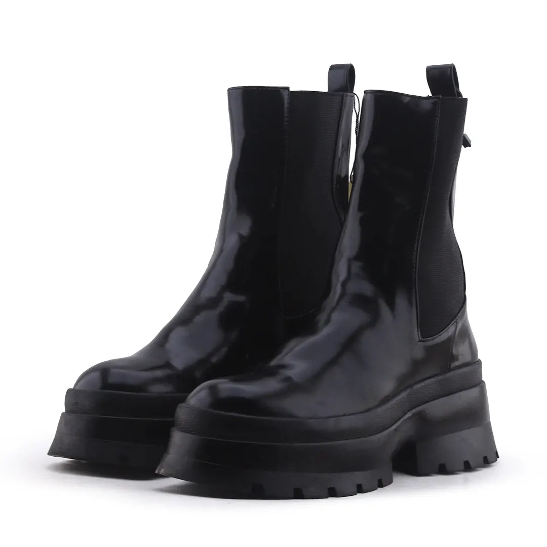 Zara Stretchable Ankle Boot | 100% Authentic Leather