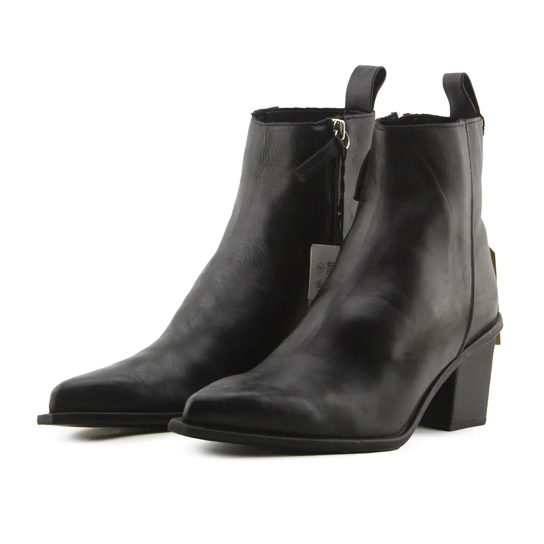 Zara Zipper Ankle Boots | 100% Authentic Leather