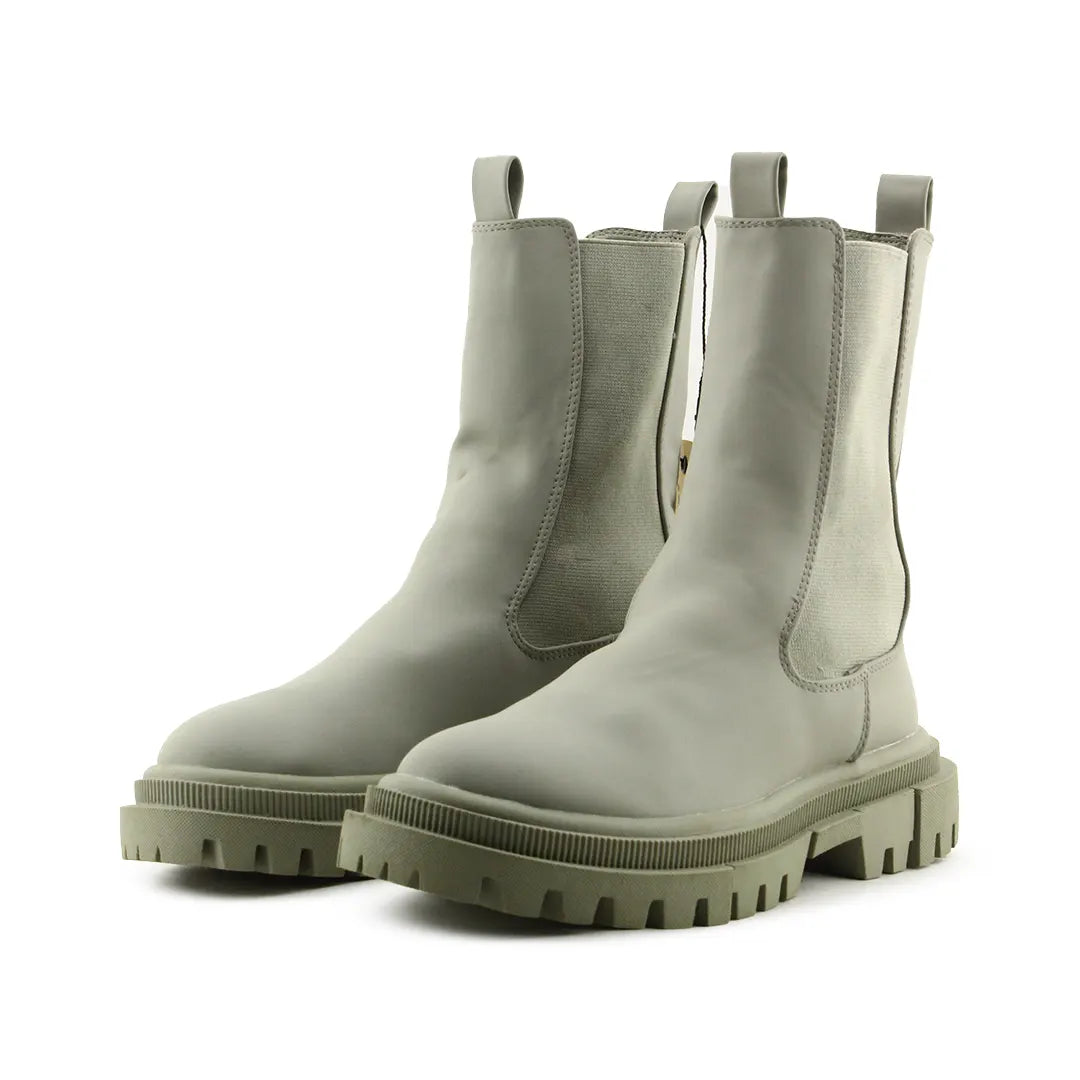 Bershka Stretchable Ankle Boots | 100% Authentic Leather