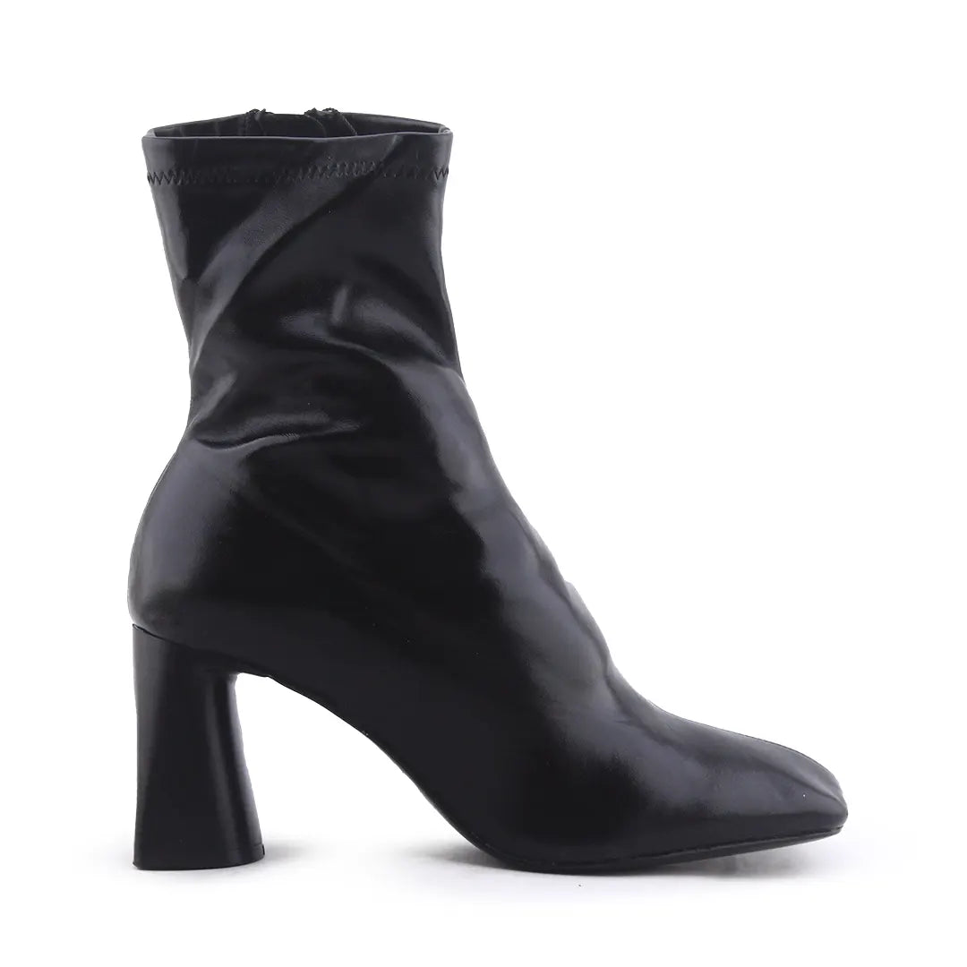 Stradivarius Zipper Ankle Boot | 100% Authentic Leather