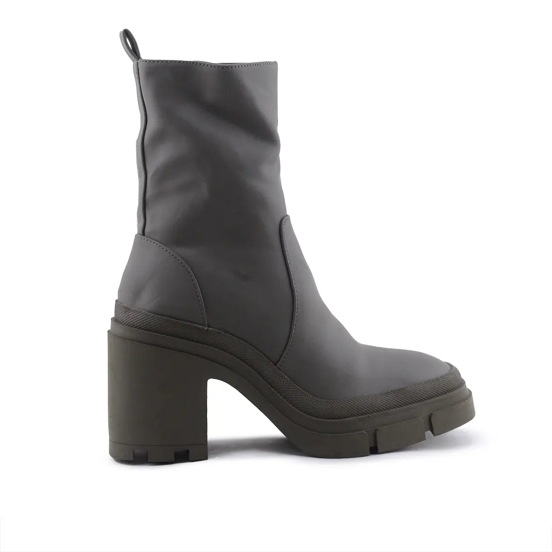 Zara Zipper Stretchable Ankle Boot | 100% Authentic Leather