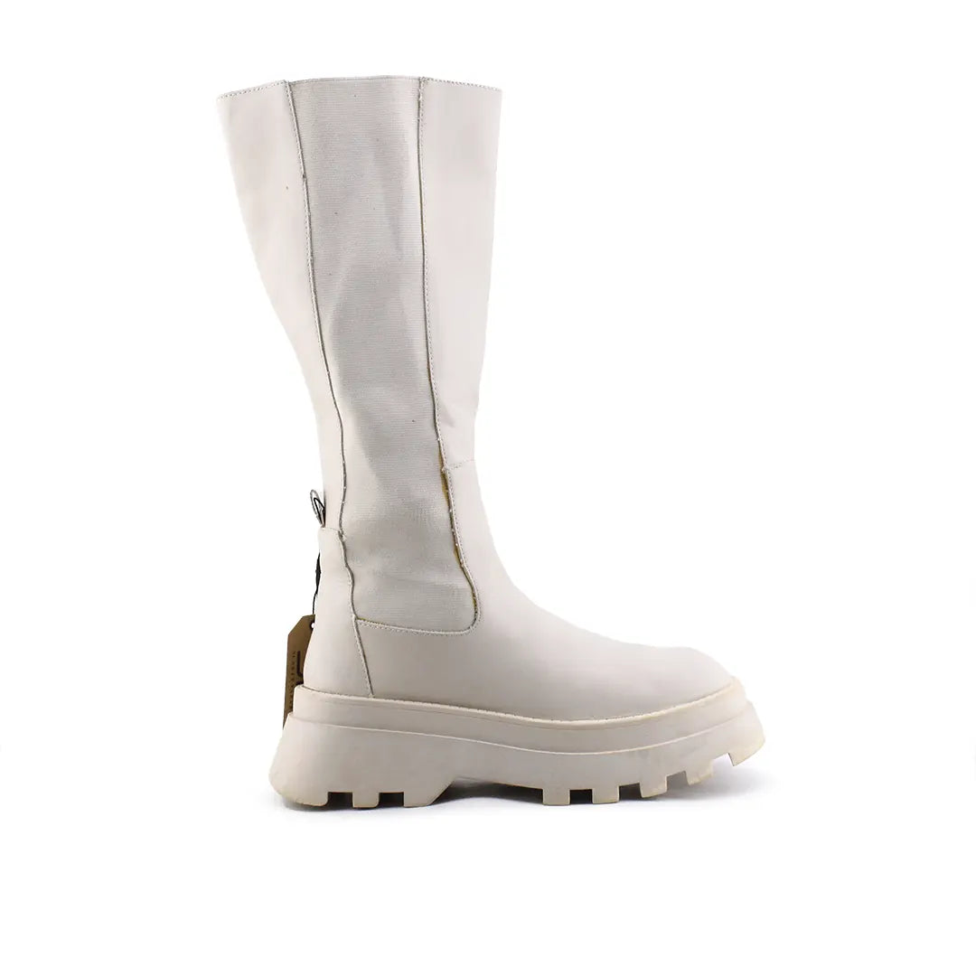 Pull & Bear Stretchable Knee High Boot | 100% Authentic Leather