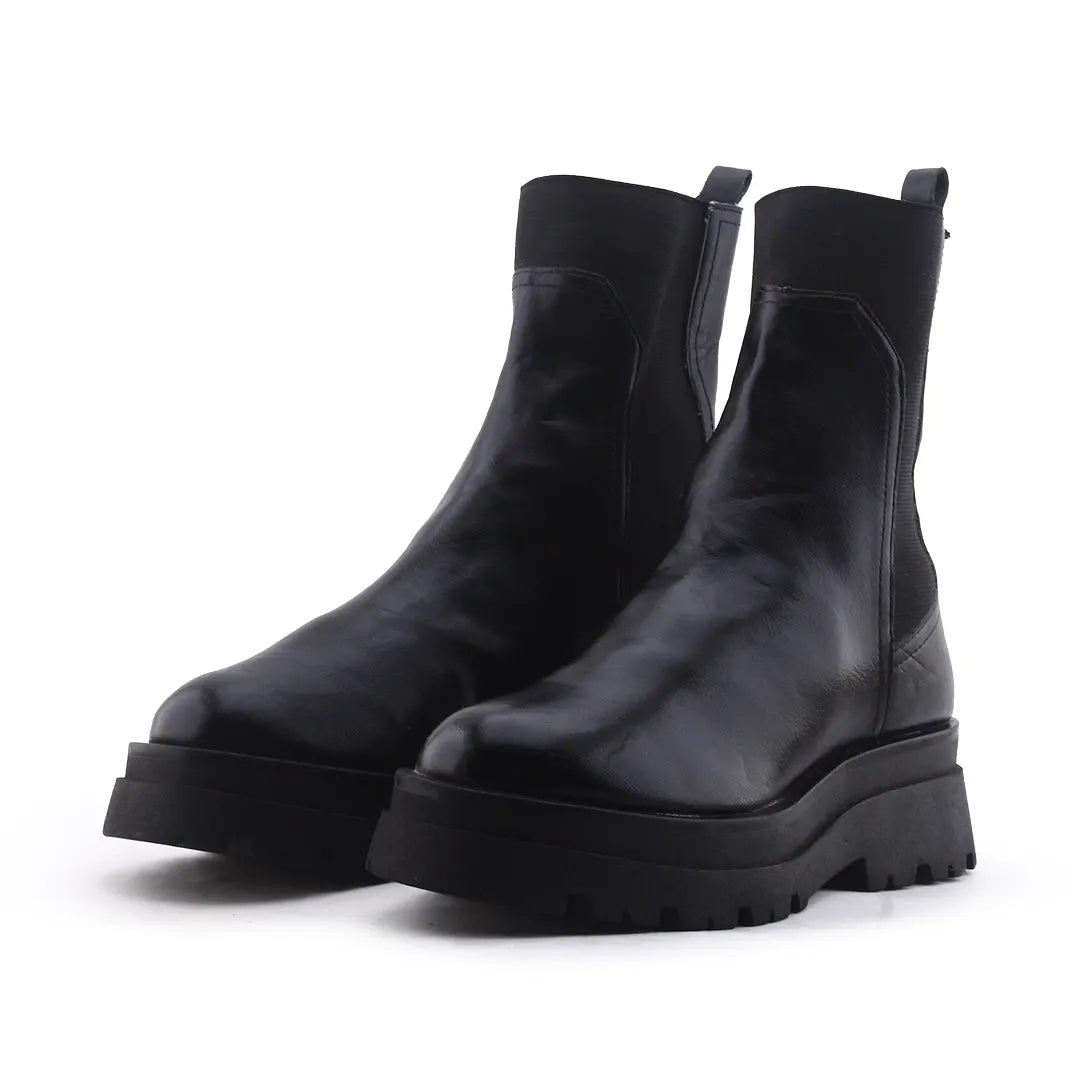 Stradivarius Stretchable Ankle Boot | 100% Authentic Leather