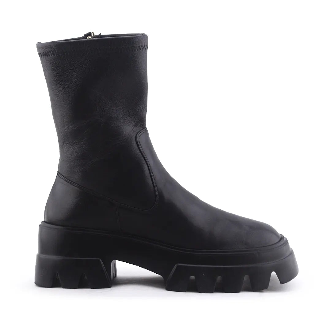 Uterque Zipper Ankle Boot | 100% Authentic Leather