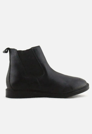Zara Zipper Stretchable Chelsea Ankle Boots | 100% Authentic Leather - sundaybazar