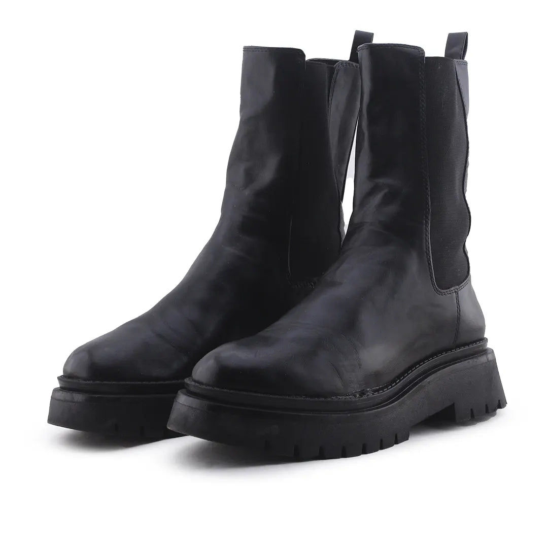 Stradivarius Stretchable Ankle Boot | 100% Authentic Leather