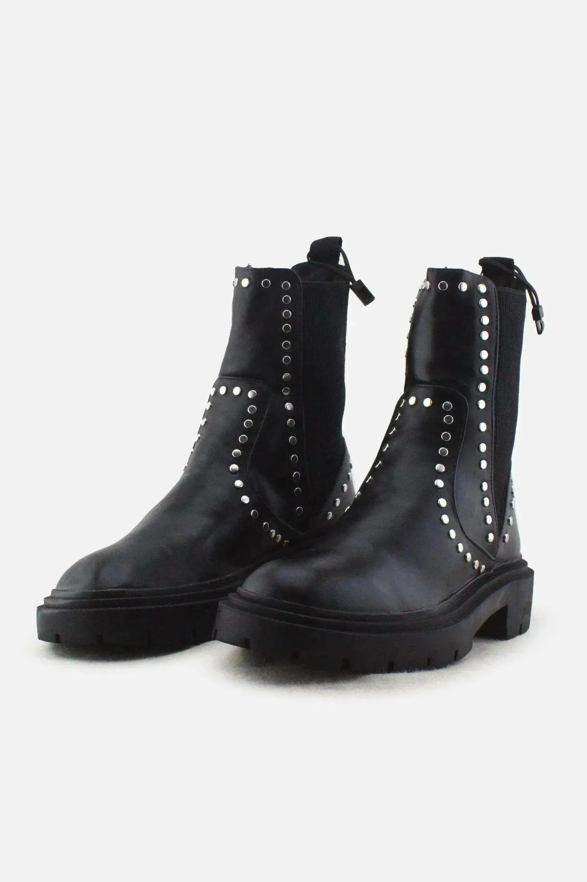 Zara Stretchable Chelsea Ankle Boots |100% Authentic Leather - sundaybazar