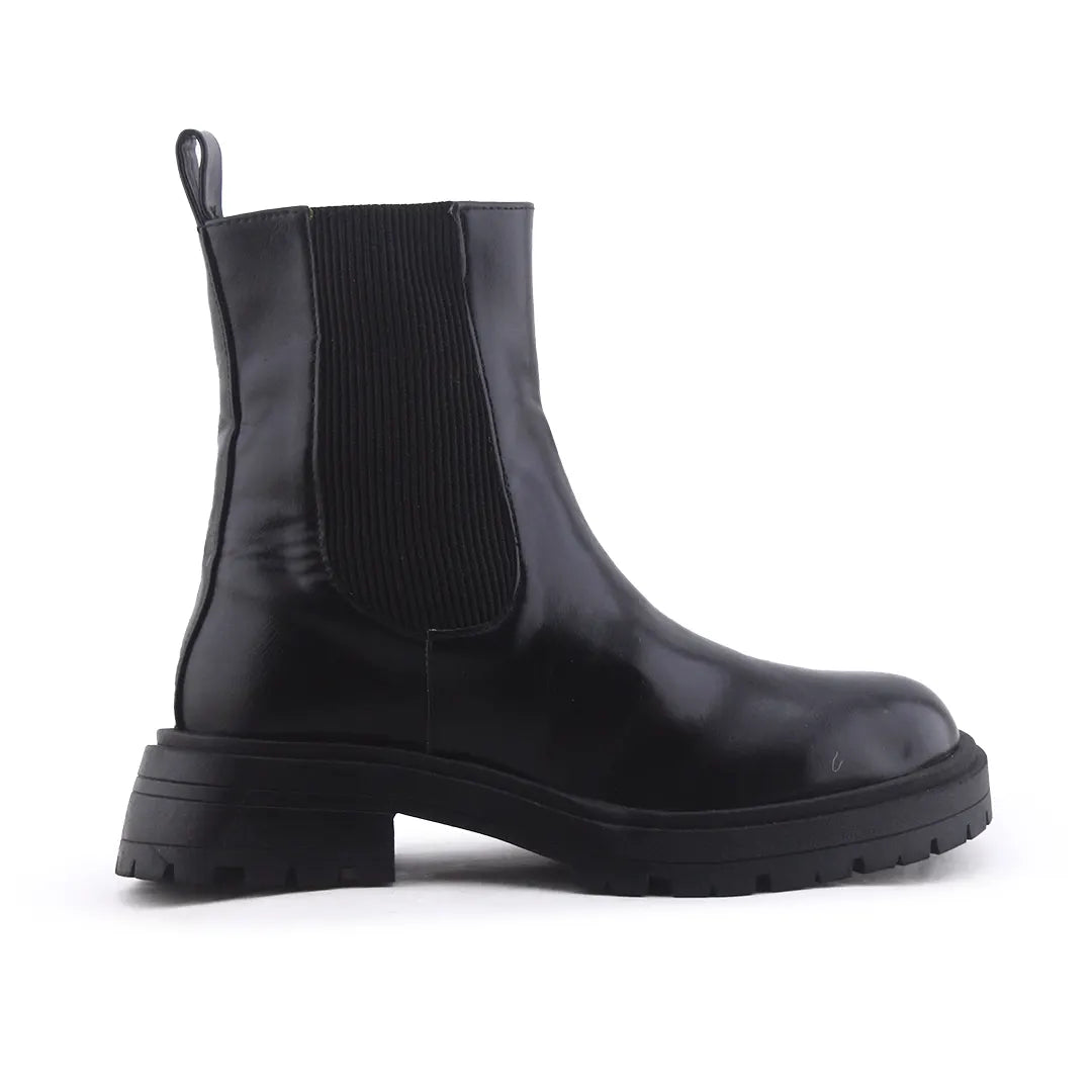 Pull & Bear Stretchable Ankle Boot | 100% Authentic Leather