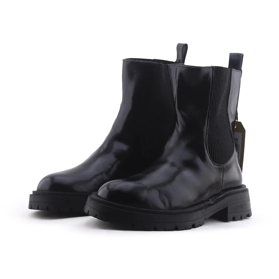 Pull & Bear Stretchable Ankle Boot | 100% Authentic Leather
