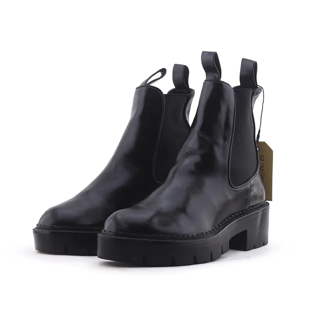 Pull & Bear Stretchable Ankle Boot | 100% Authentic Leather