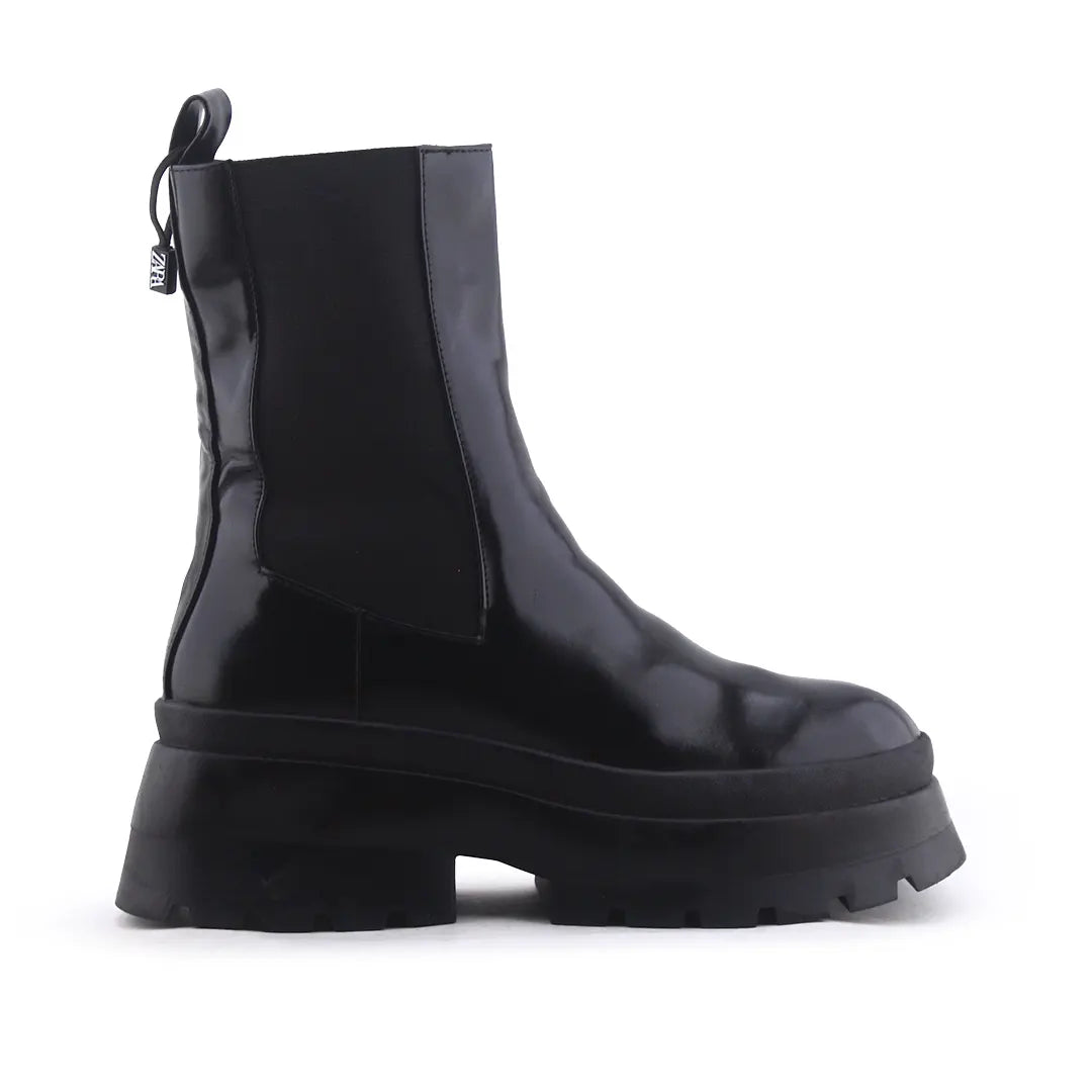 Zara Stretchable Ankle Boot | 100% Authentic Leather