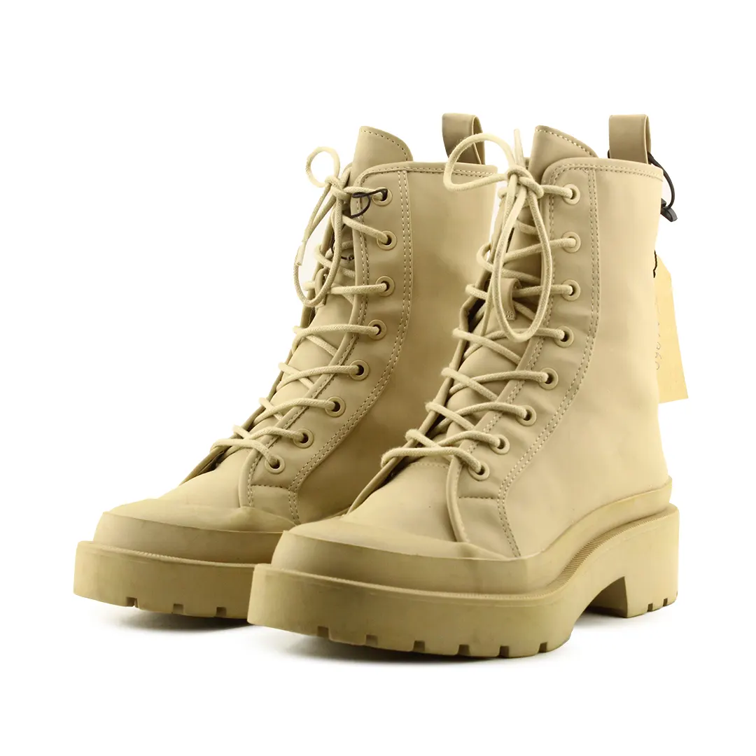 Zara Lace Up Ankle Boots | 100% Authentic Leather