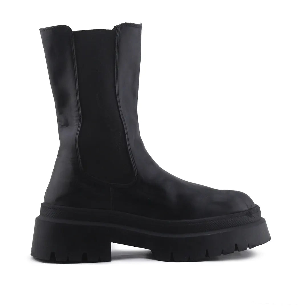 Pull & Bear Stretchable Ankle Boot | 100% Authentic Leather