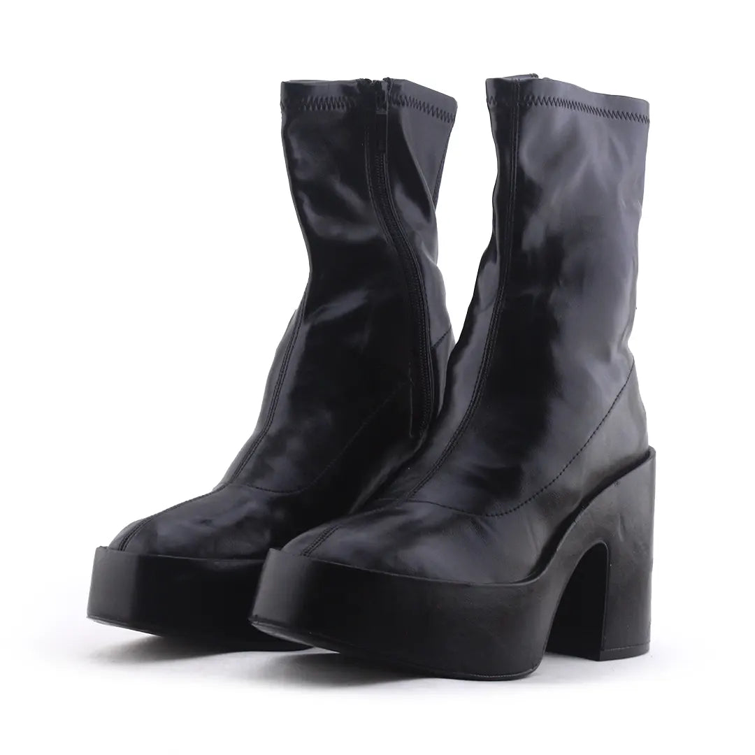 Zara Zipper Ankle Boot | 100% Authentic Leather