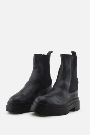 Zara Stretchable Chelsea Ankle Boots |100% Authentic Leather - sundaybazar
