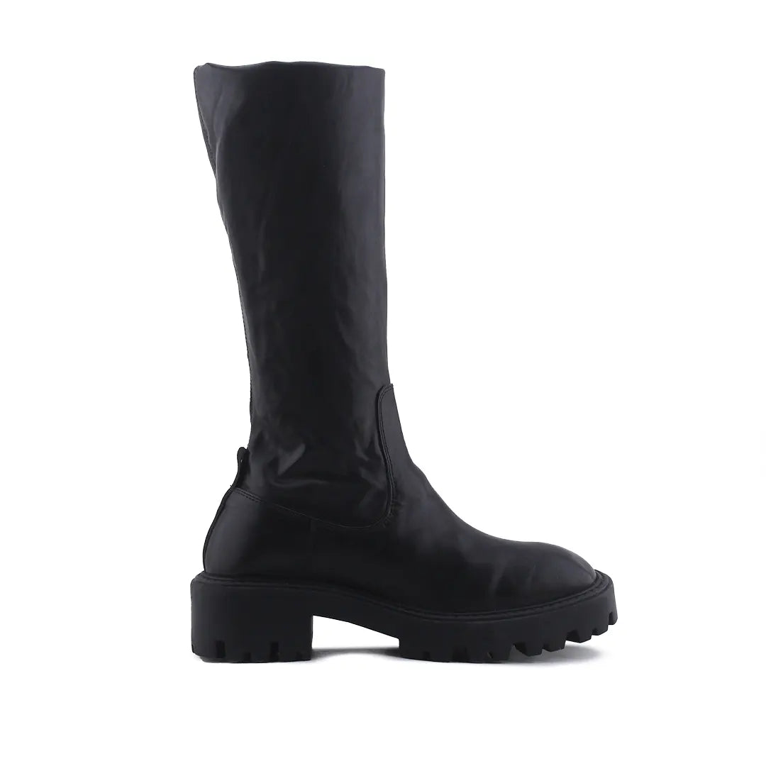 Lefties Zipper Over The Knee Boot | 100% Authentic Leather