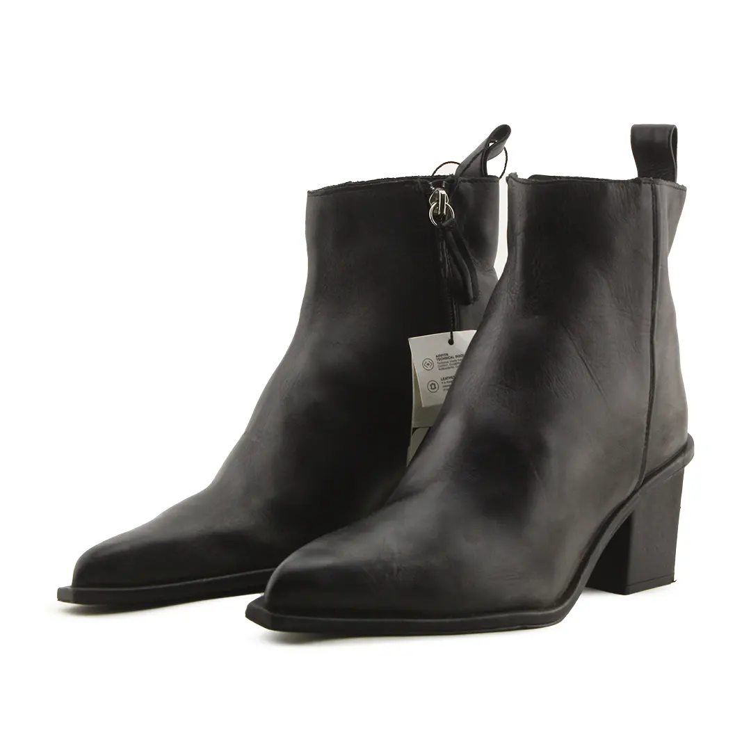 Zara Zipper Ankle Boot | 100% Authentic Leather