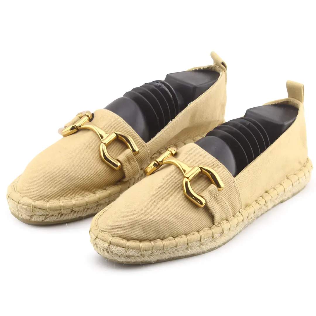 Zara Metal Embellished Penny Strap Loafers