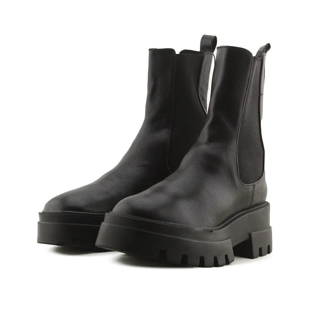 Pull & Bear Stretchable Ankle Boots | 100% Authentic Leather