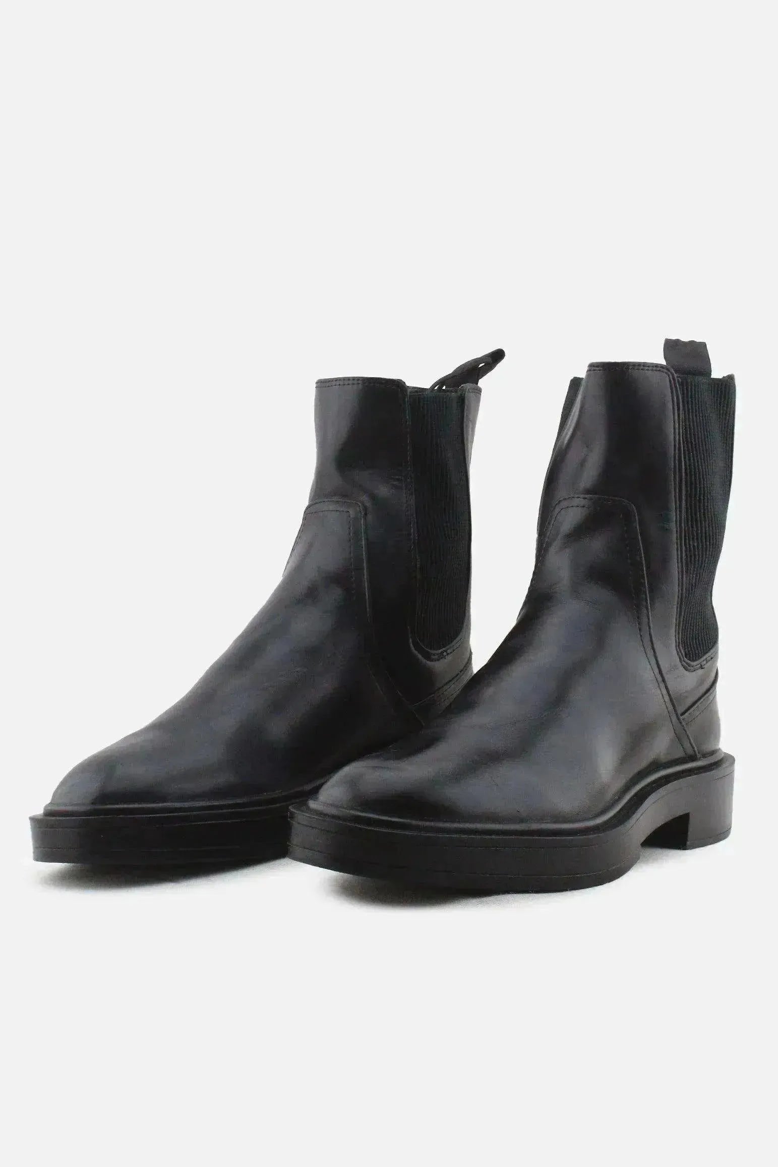 Zara Stretchable Ankle Boots | 100% Authentic Leather - sundaybazar