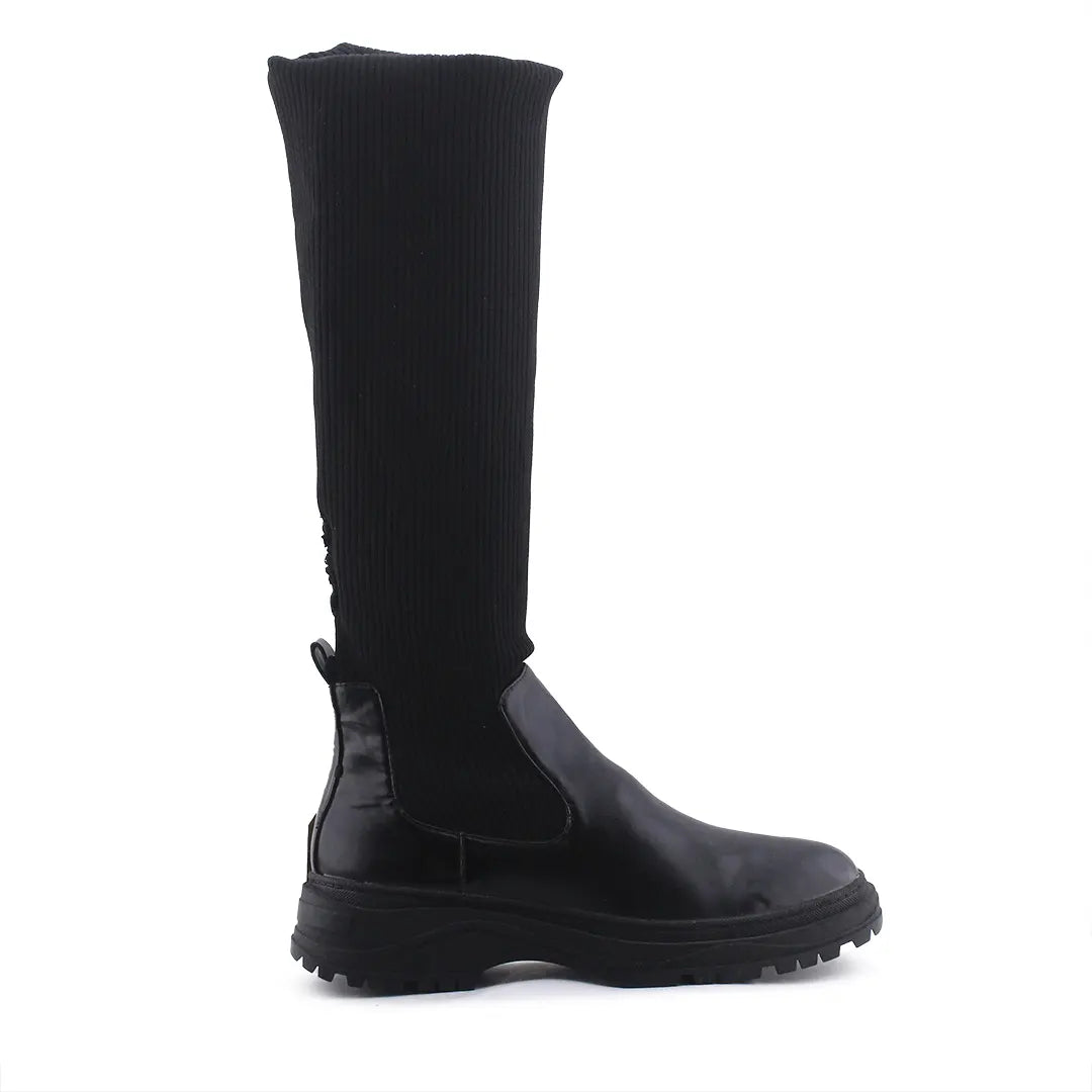 Zara Stretchable Over the Knee Boot | 100% Authentic Leather
