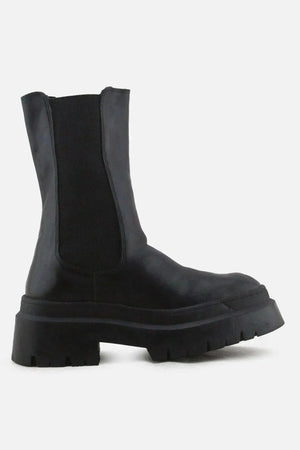 Pull & Bear Stretchable Ankle Boots | 100% Authentic Leather - sundaybazar