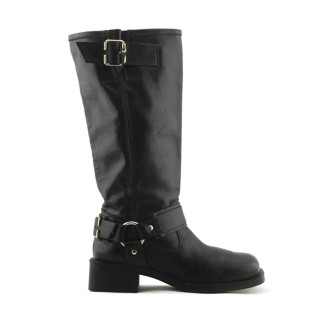 Zara Buckle Strap Ankle Boots | 100% Authentic Leather