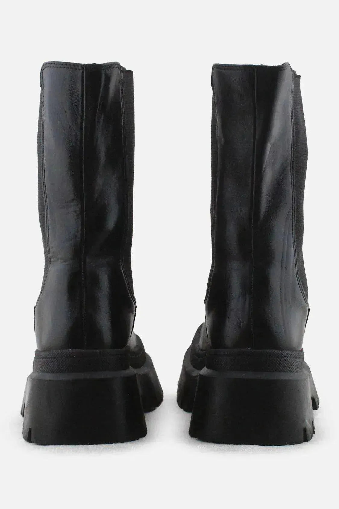 Pull & Bear Stretchable Ankle Boots | 100% Authentic Leather - sundaybazar