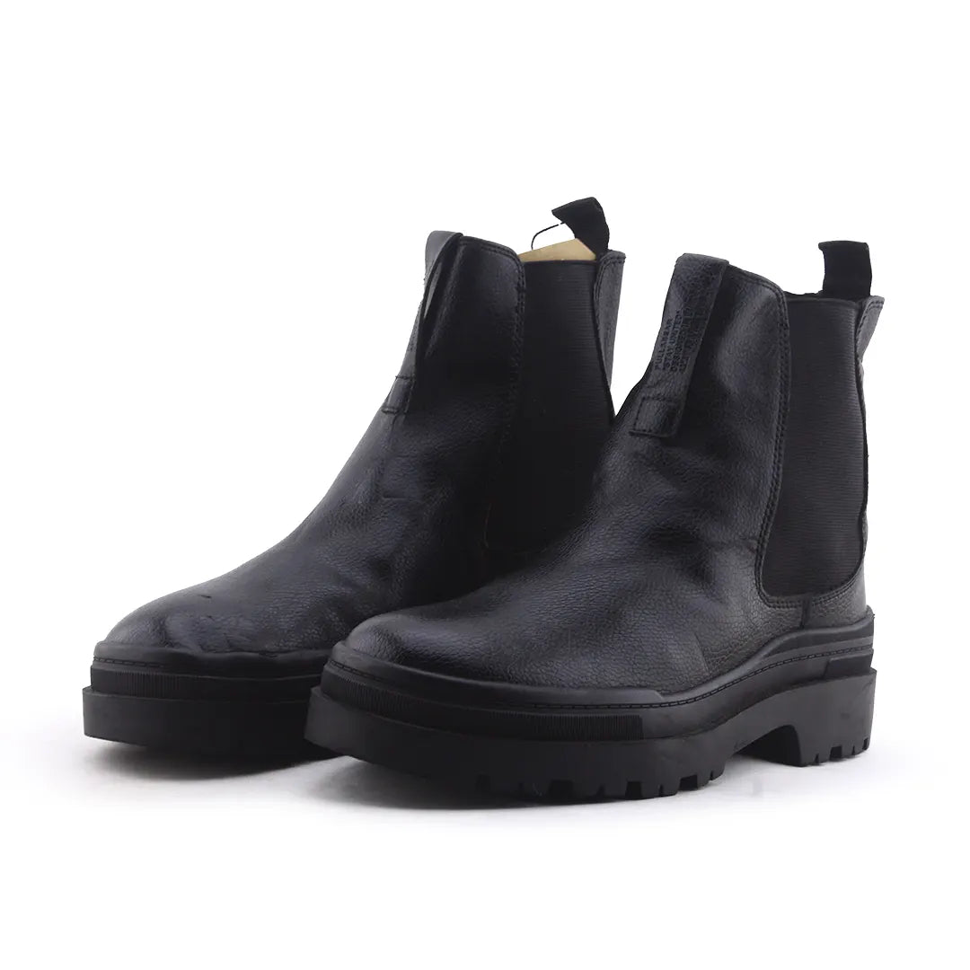 Pull & Bear Stretchable Ankle Boot | 100% Authentic Leather
