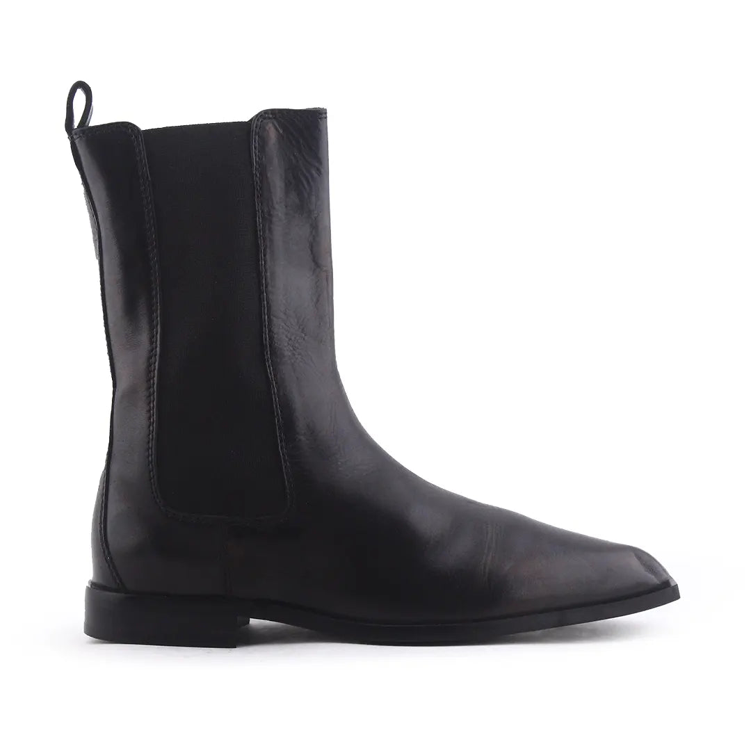 Massimo Dutti Stretchable Ankle Boot | 100% Authentic Leather