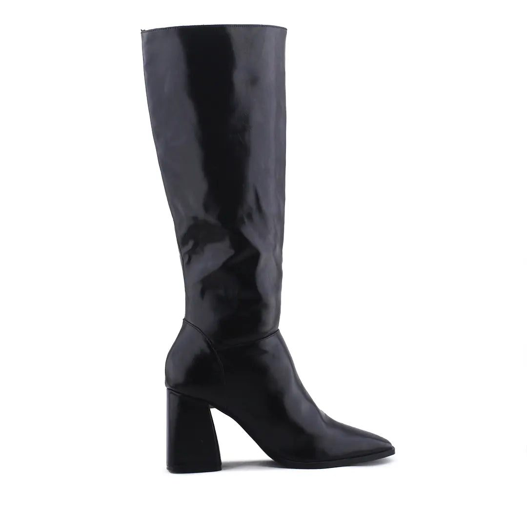Stradivarius Zipper Knee High Boot | 100% Authentic Leather