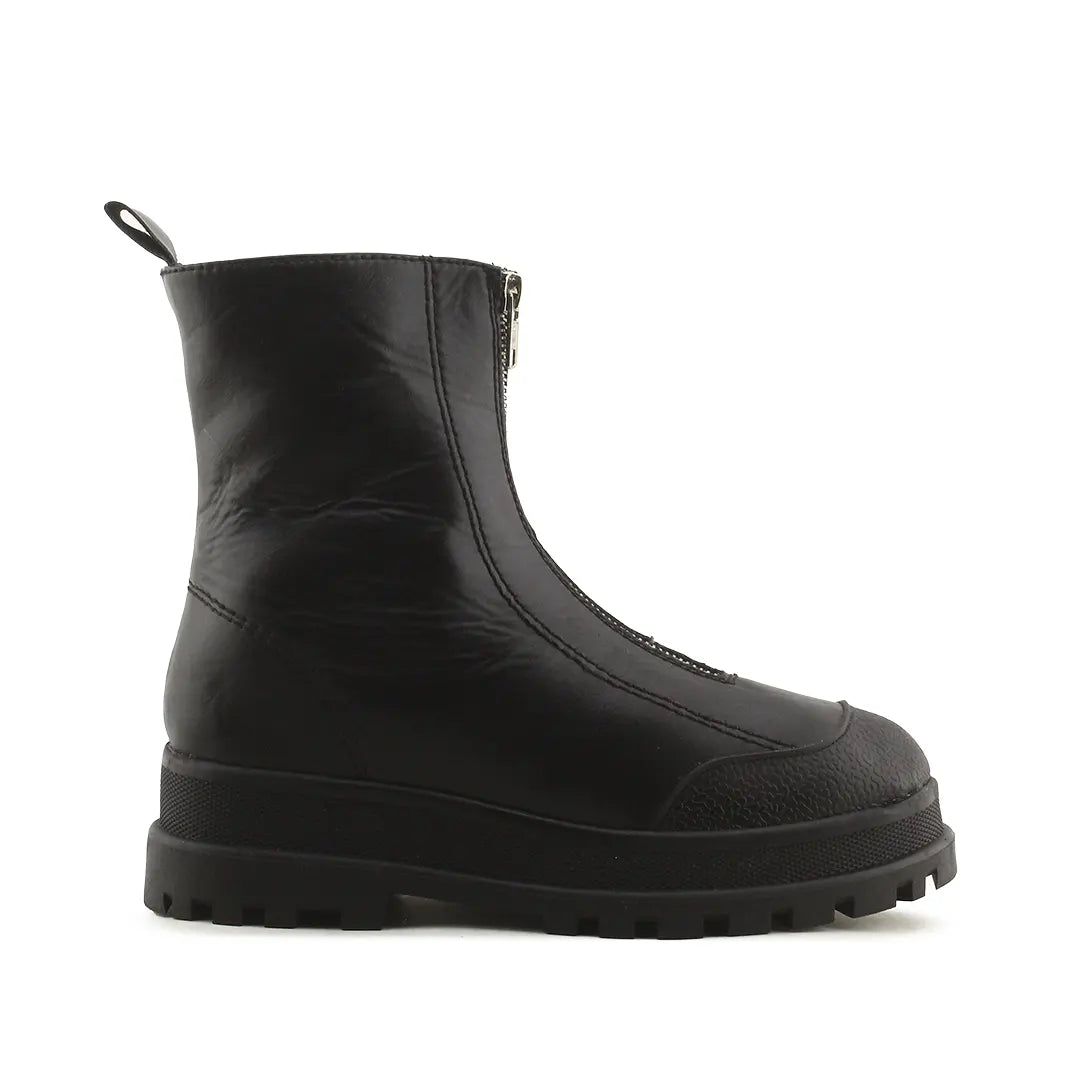 Zara Zipper Ankle Boots | 100% Authentic Leather