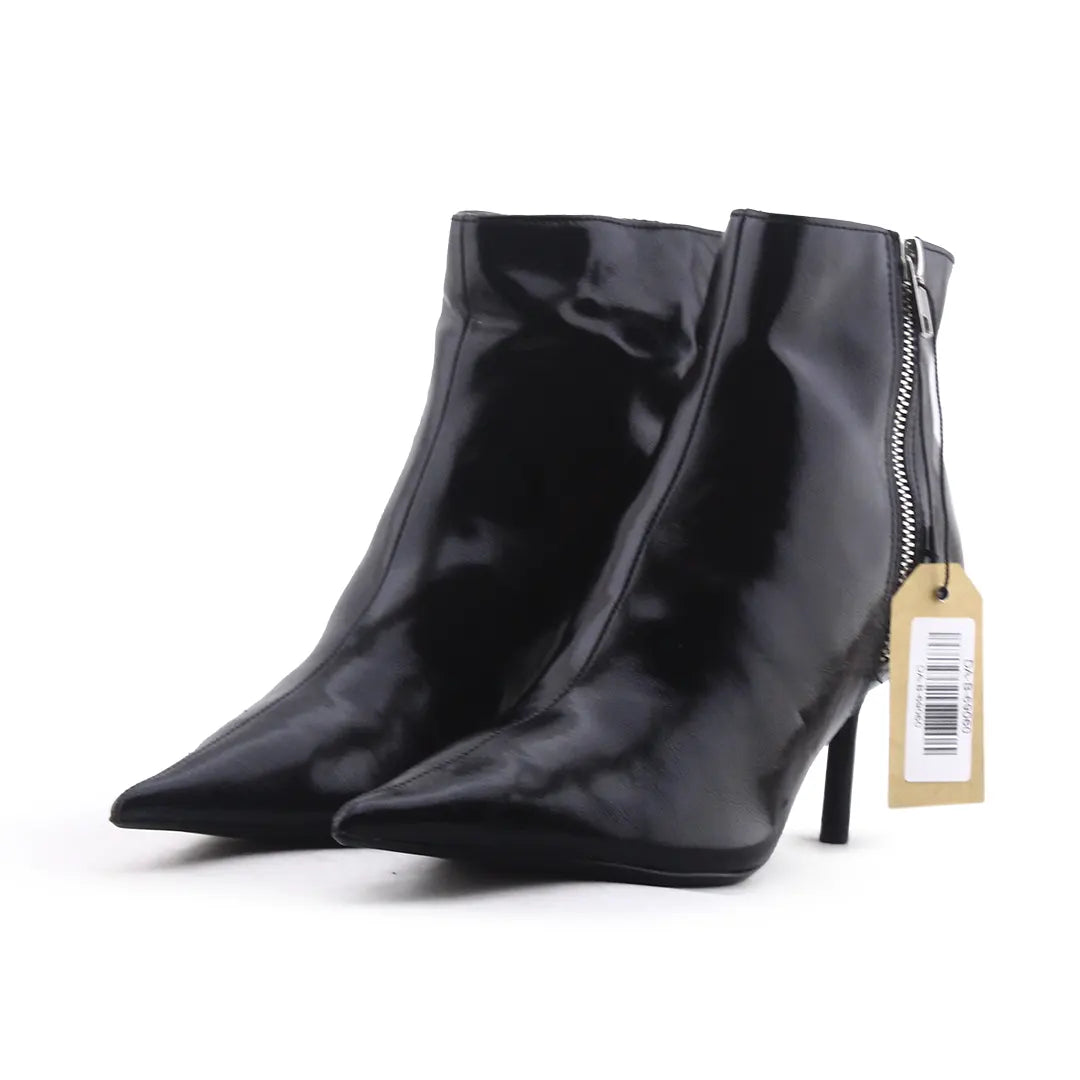 Zara Zipper Ankle Boot | 100% Authentic Leather