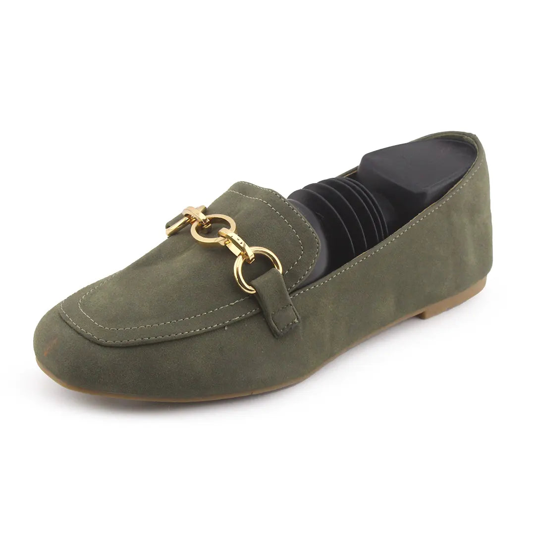 Rubi Suede Penny Strap Loafers