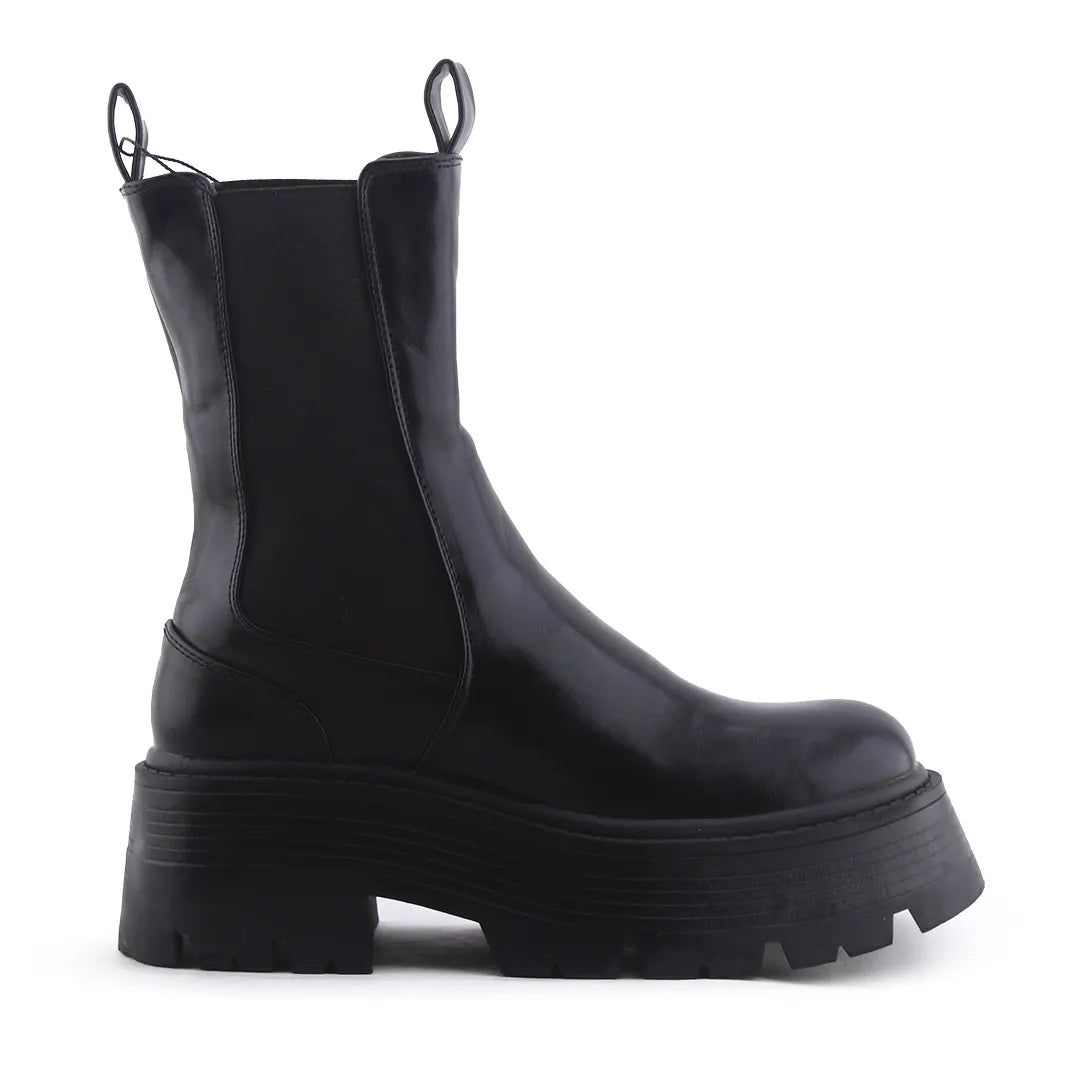 Pull & Bear Stretchable Ankle Boot | 100% Authentic Leather