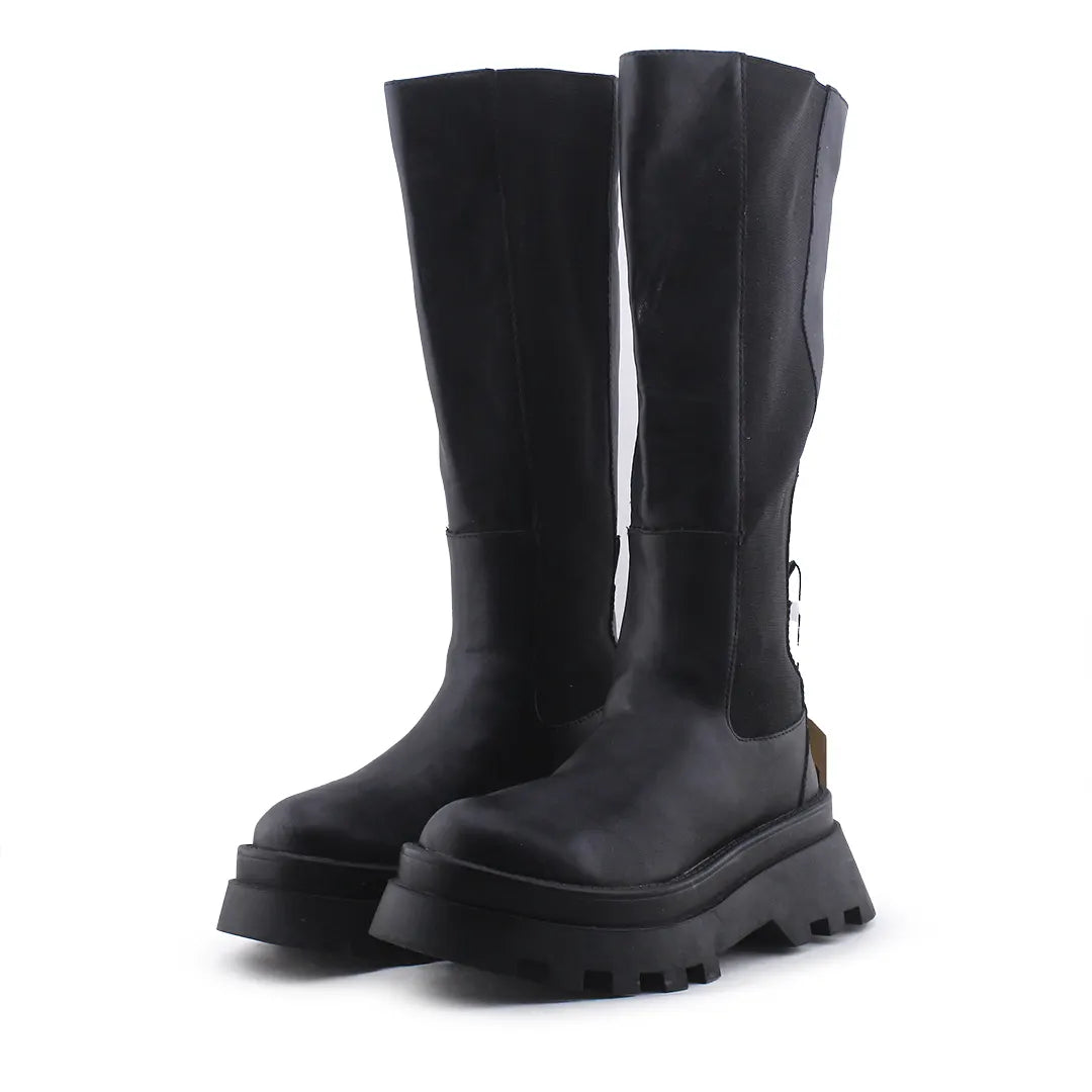 Pull & Bear Stretchable Knee High Boot | 100% Authentic Leather