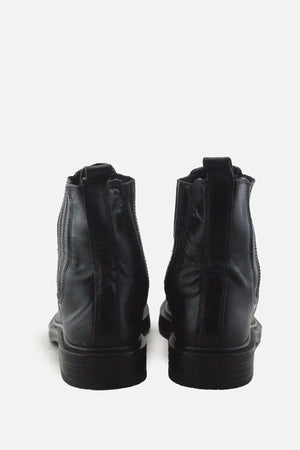 Zara Stretchable Chelsea Ankle Boots |100% Authentic Leather - sundaybazar