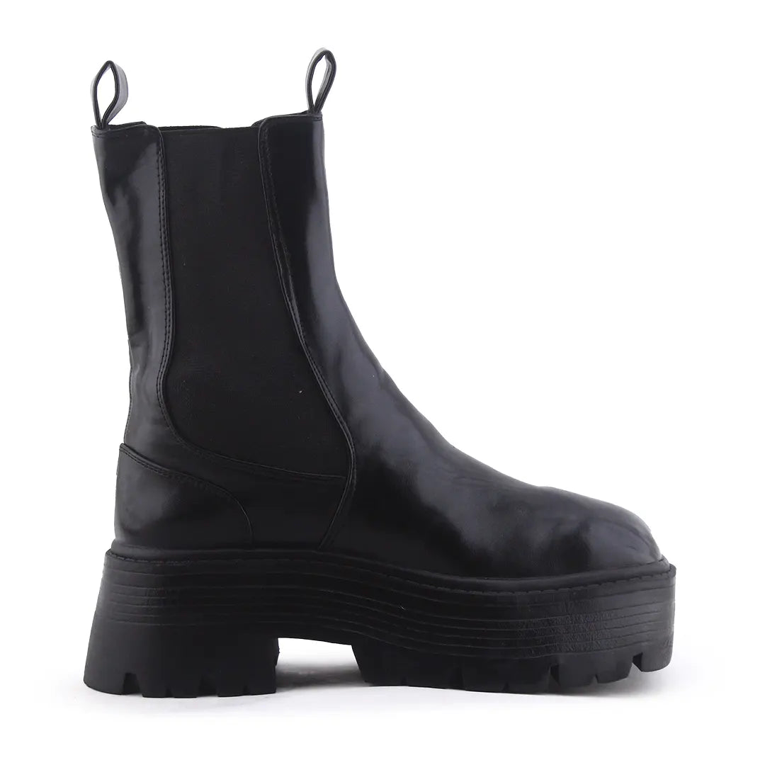 Pull & Bear Stretchable Ankle Boot | 100% Authentic Leather