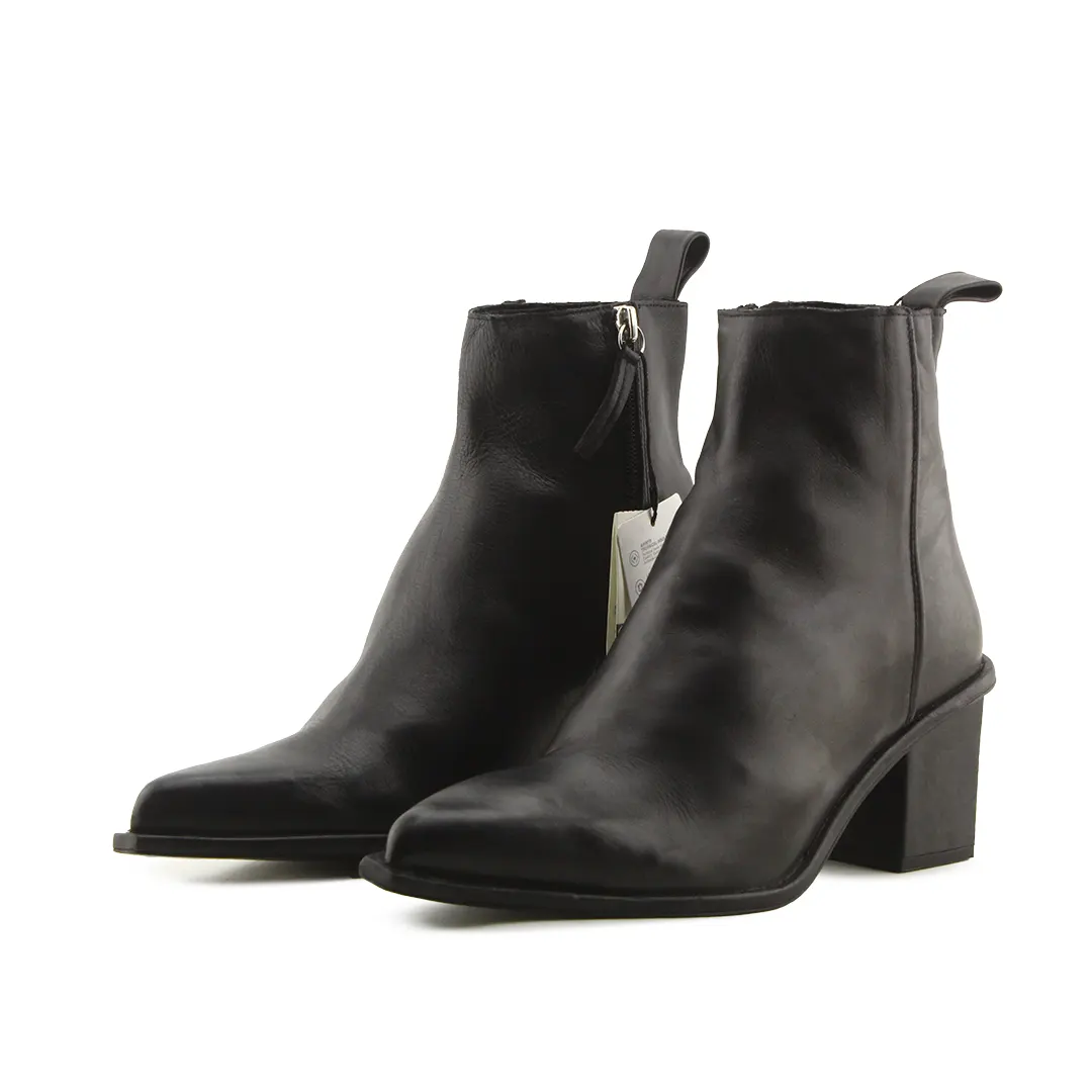 Zara Zipper Ankle Boots | 100% Authentic Leather