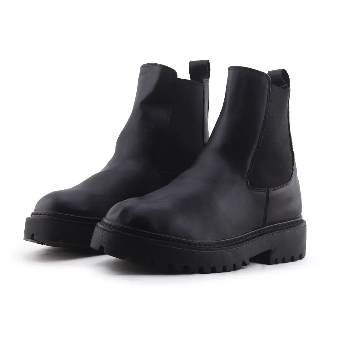 Pull & Bear Stretchable Ankle Boot | 100% Authentic Leather