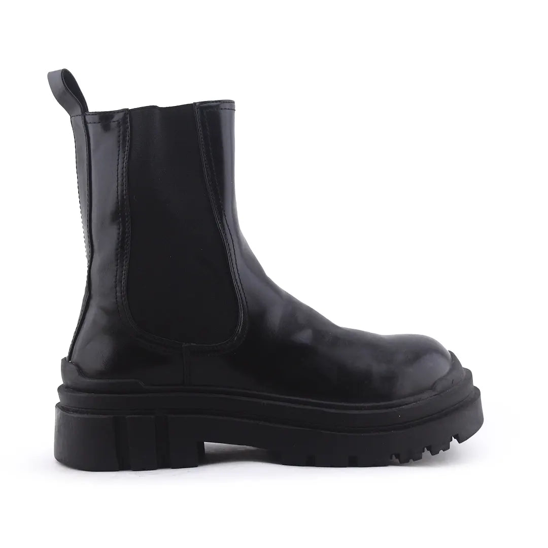 Bershka Stretchable Ankle Boot | 100% Authentic Leather